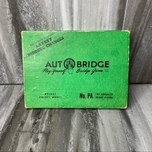 Auto Bridge Play-Yourself Bridge Games Deluxe Pocket Model 1957